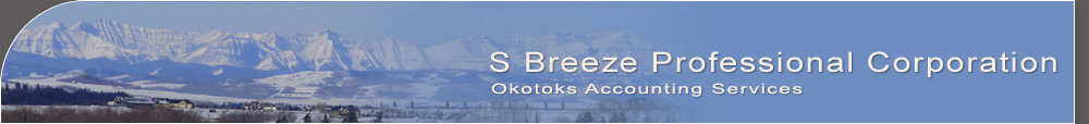 S Breeze Professional Corporation offers  - Okotoks Accounting Services